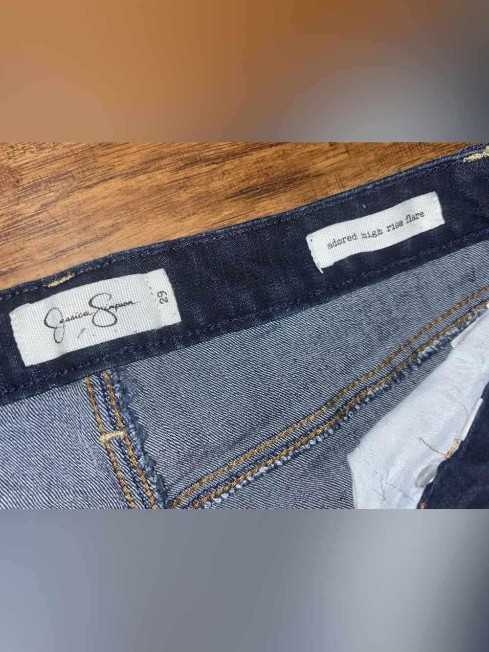 Jessica Simpson Adored High Rise Flare Jeans Size 29 - Picture 2 of 10